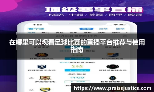 在哪里可以观看足球比赛的直播平台推荐与使用指南