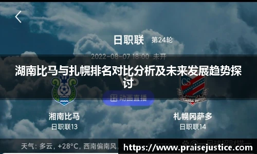 湖南比马与扎幌排名对比分析及未来发展趋势探讨
